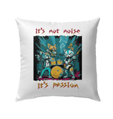 Music Is My Passion Outdoor Pillow - Beyond T-shirts